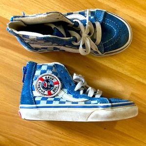 Vans “Save the Sharks” Shark week high top shoes